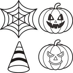 halloween pumpkin icons