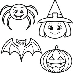halloween pumpkin vector illustration