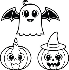 halloween pumpkin set