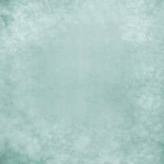 Soft mint green textured background with cloudy vignette effect and subtle vintage tones, ideal for invitations, posters, scrapbooking, photo backdrops, and creative design projects.
