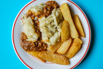 Classic Minced Lamb Shepherds Pie With Thick Cut Chunky  Chips