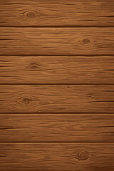 Fototapeta premium Rustic wooden texture background with horizontal planks. Natural brown wood grain pattern with knots. Detailed timber board surface for floor, wall, or table top design concept.