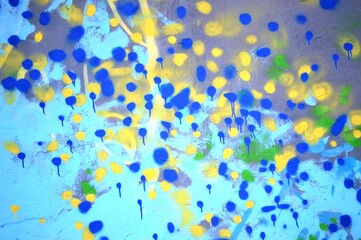 abstract background with colorful splashes