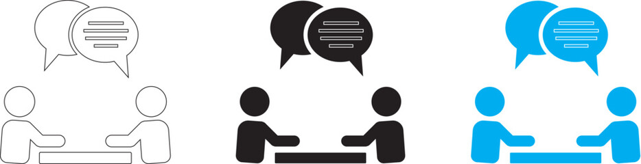 meeting icon vector illustration