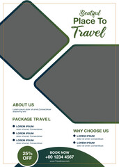 Modern business card template design for your business presentation