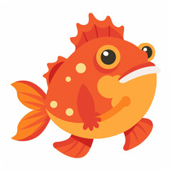 Modern Feijoa Fruit Design Element