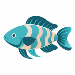 Minimal Fir Tree Vector Illustration