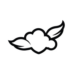 Fototapeta premium angel wings vector illustration