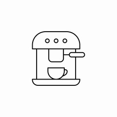 coffee machine cup icon sign vector