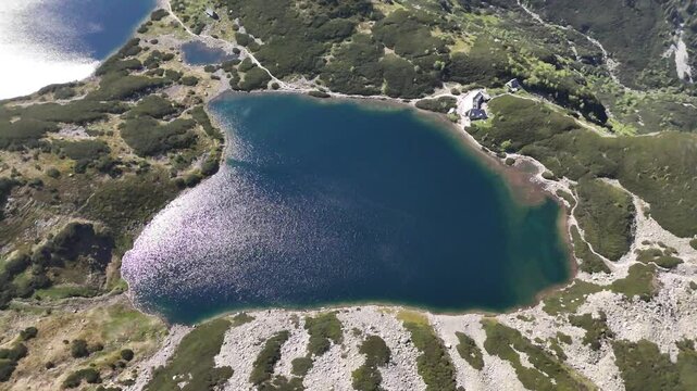 Foremost Polish Lake (Przedni Staw) in Five Polish Lakes Valley, Tatras, Poland