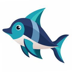 Clean Oscar Fish Clipart Graphic