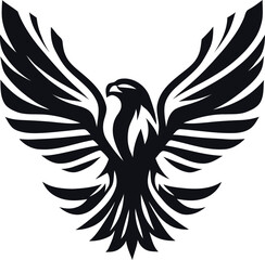 Fototapeta premium Eagle Logo Design Symbol of Freedom and Power