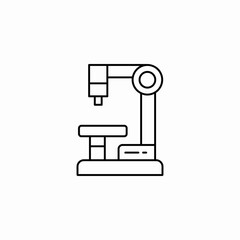 factory machine production icon sign vector