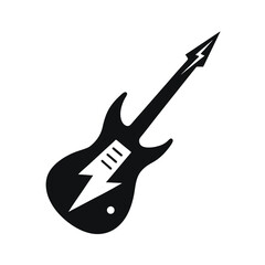 electric guitar vector illustration