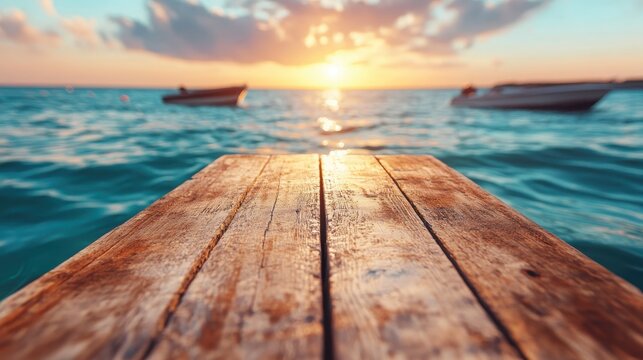 A stunning sunset casts a warm glow over tranquil waters, creating a serene atmosphere that highlights the beauty of nature and the peacefulness of harbors.