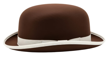 Isolated Brown Bowler Hat