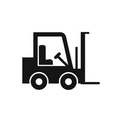 forklift truck vector illustration