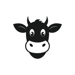 headshot of smiling cow doodle logo