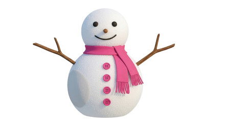 Isolated Snowman