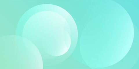 Minimalist gradient banner background green colorful with circle shape. Modern background. Memphis.Vector eps 10