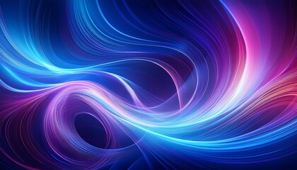 captivating abstract background of blue and purple light swirls ideal for technology or energy themed projects