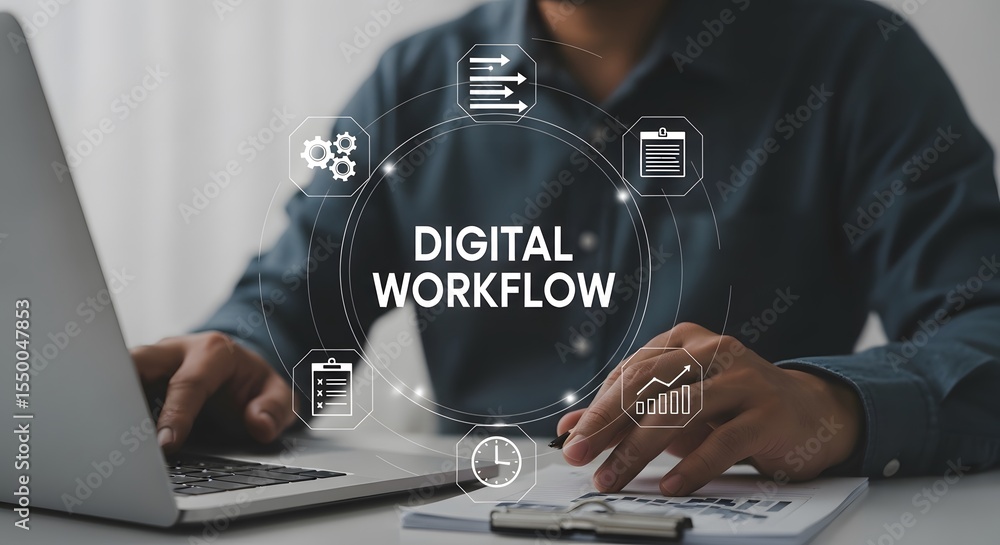 Aufkleber streamline your business with efficient digital workflow solutions for enhanced productivity and suc