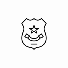 .police badgejpg icon sign vector