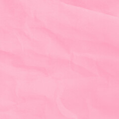 Fototapeta premium Soft pink wrinkled paper texture with gentle creases and smooth folds. Ideal for feminine designs, backgrounds, scrapbooking, packaging, invitations, and creative projects.