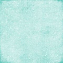 Obraz premium Light aqua grunge texture with soft distressed edges and subtle speckled details. Ideal for vintage designs, creative backgrounds, posters, scrapbooking, and artistic projects.