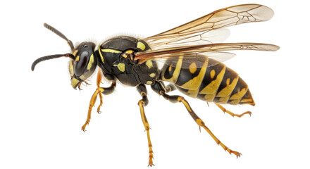 Isolated Yellowjacket Wasp Insect Macro
