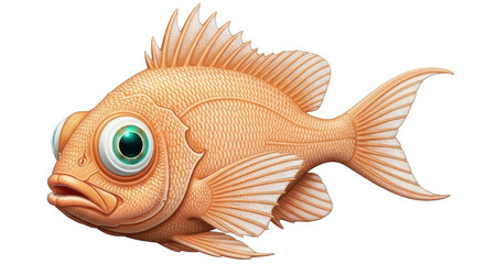 Isolated Orange Goldfish