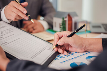 Real estate agent discusses and explains the steps of buying and selling a home. After that, they...