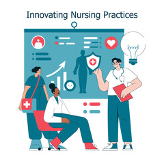 International Nurses Day. Flat Vector Illustration
