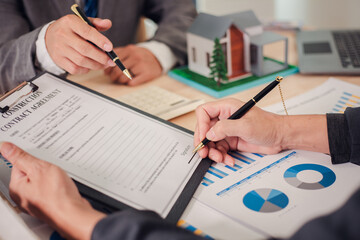 Real estate agent discusses and explains the steps of buying and selling a home. After that, they...