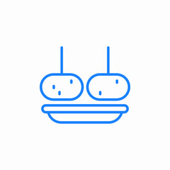 arab cuisine icon sign vector