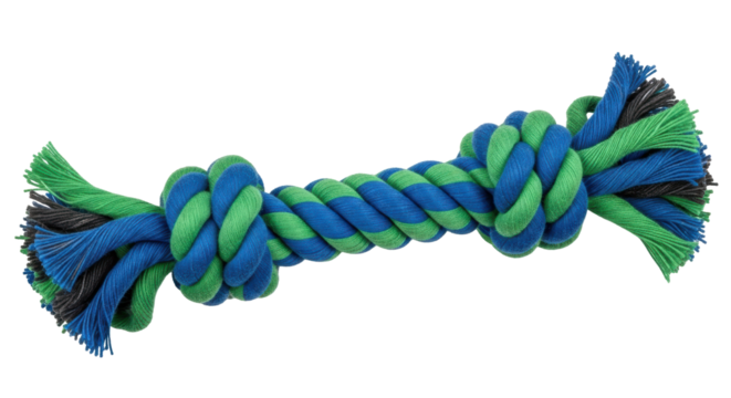 Isolated Dog Toy Rope