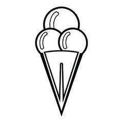 Ice Cream Logo Clipart Set – Colorful Pastel Cone Icons in Flat Pictogram Style | Sweet Dessert Vector Collection for Branding, Packaging, Summer Menus & Kids Projects

