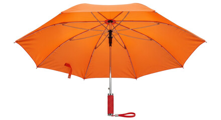 Isolated Orange Umbrella