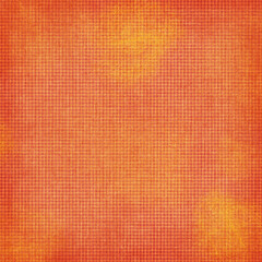 Bright orange textured background with subtle grid pattern, soft yellow highlights, and a warm distressed effect. Ideal for autumn themes, poster, invitations, digital art, and vibrant graphic design.