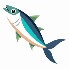 vector illustration of a fish