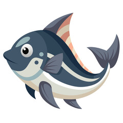 cartoon shark vector illustration