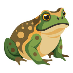 green frog cartoon