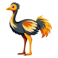 Obraz premium vector illustration of cartoon chicken