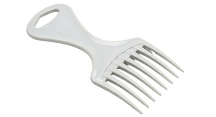 Isolated Plastic Afro Pick Comb