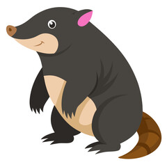 vector illustration of a bear