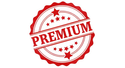 Isolated Premium Stamp
