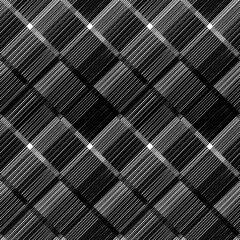 Black diamond seamless repeating pattern. Geometric abstract background. Seamless modern pattern with diagonal black lines.