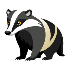 vector illustration of a zebra