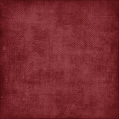 Deep red distressed background with worn fabric-like surface, subtle scratches, antique grunge texture ideal for retro designs, scrapbooking, posters, and creative graphic projects.