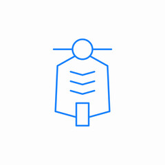 train front view icon sign vector